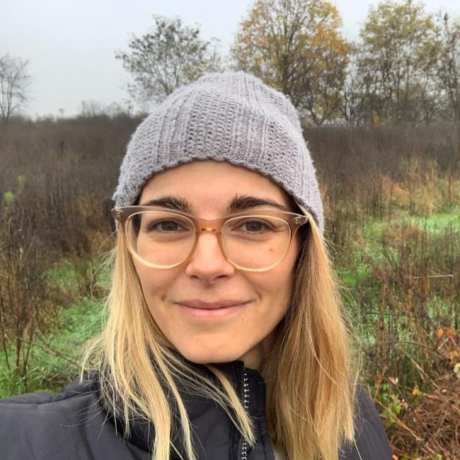 Bojana Novakovic as seen in a selfie that was taken in November 2021, in Gornje Nedeljice