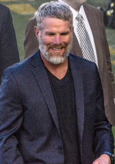 Brett Favre as seen at Super Bowl 50 in 2016