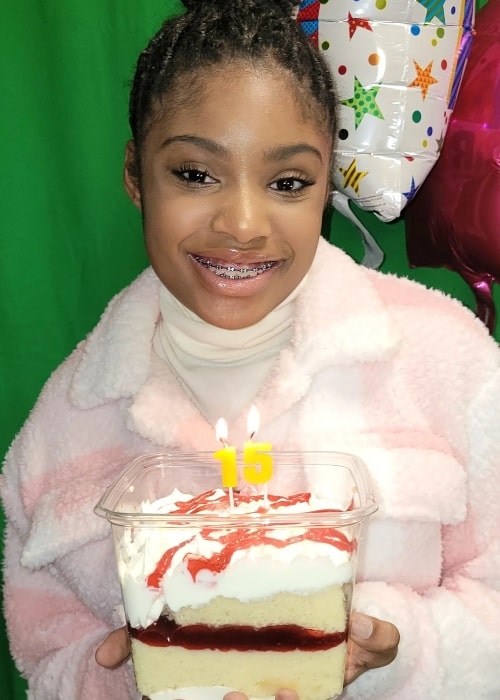 Brianni Walker as seen in a picture that was taken on her 15th birthday in January 2022