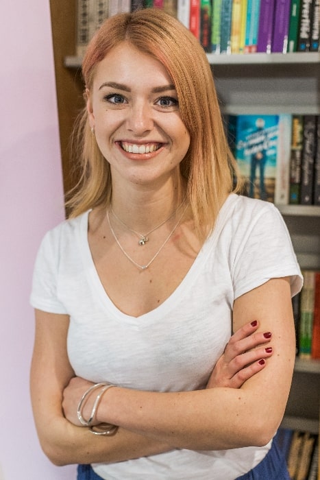 Clara Henry as seen while at bookshop 'Hedemora bokhandel' in Hedemora to sign her book 'Ja jag har mens, hurså?' in November 2015