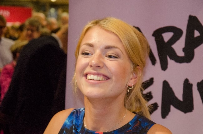 Clara Henry as seen while smiling at the Gothenburg Book Fair 2015