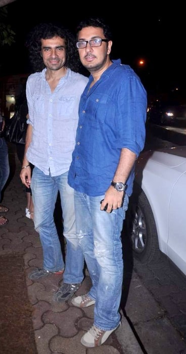 Dinesh Vijan (Right) and Imtiaz Ali as seen at Deepika Padukone's 'Cocktail' film success bash in 2012