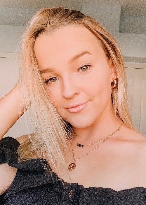 Emma Monden as seen in a selfie that was taken in June 2019