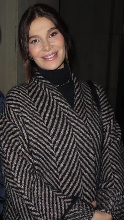 Ilaria Spada as seen while smiling for a picture in Rome