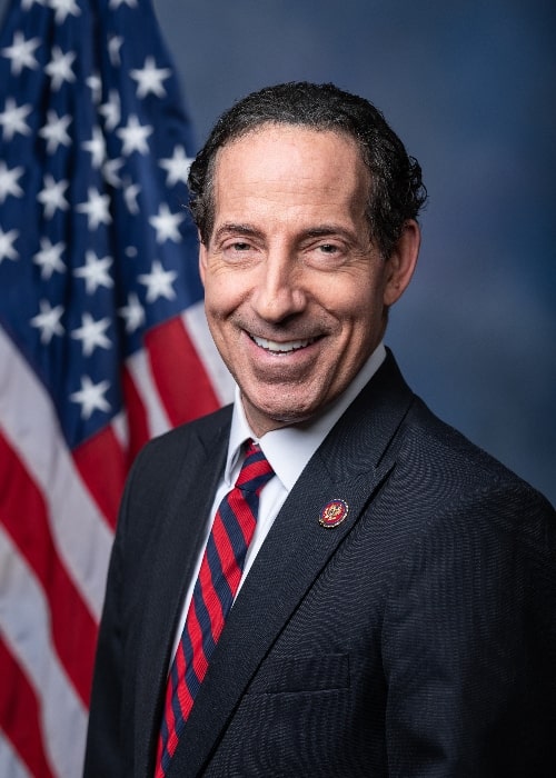 Jamie Raskin as seen while smiling in an official portrait in 2019