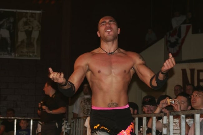Joaquin Wilde as seen while wrestling at the former ECW Arena in 2008