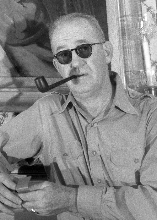 John Ford as seen while smoking a pipe in 1946