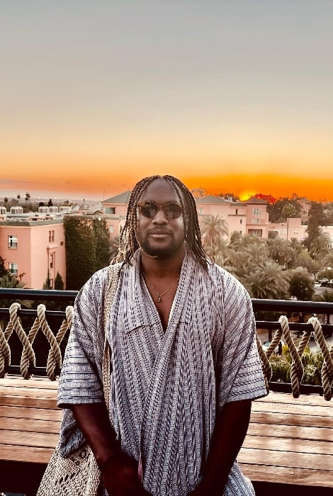 Kadiff Kirwan as seen while posing for a picture in Marrakesh, Morocco in January 2023