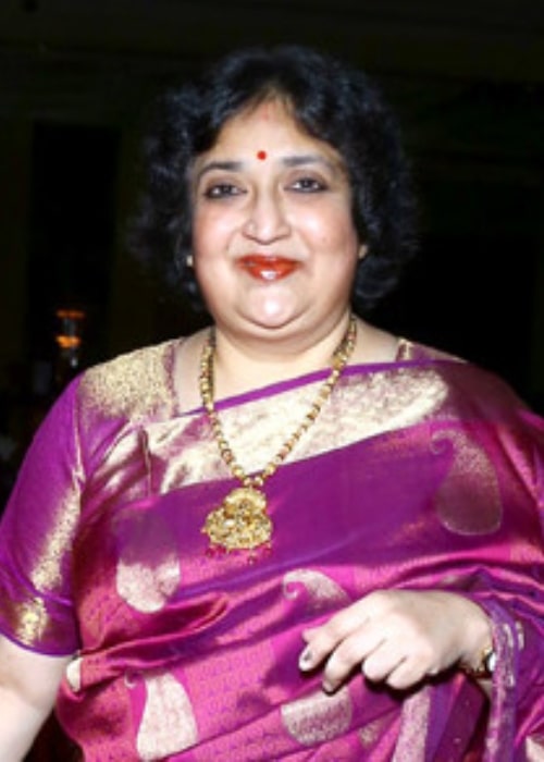 Latha Rajinikanth as seen while smiling for the camera at the NDTV Indian Of The Year 2013 awards