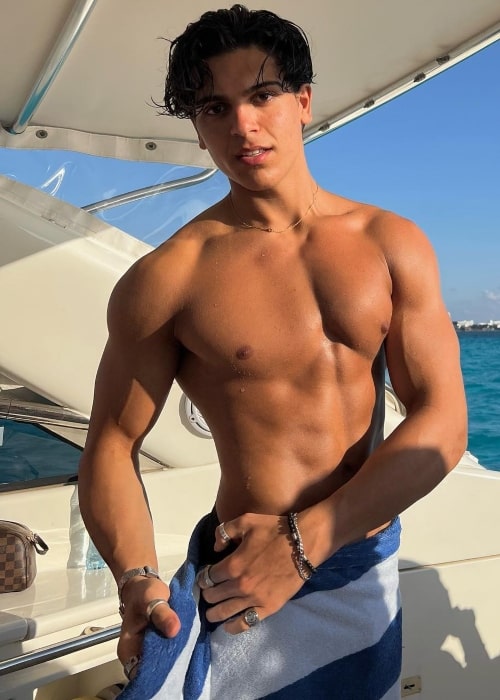 Ludde Blomqvist as seen in a picture that was taken in March 2020, in Cancún, Mexico