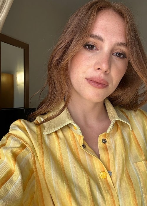 Ludovica Martino as seen while taking a selfie in October 2023