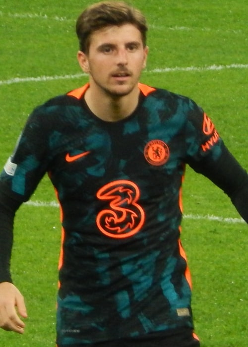 Mason Mount as seen while playing for Chelsea in a Champions League game against Zenit Saint Petersburg in 2021