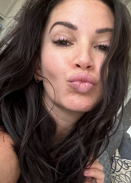 Melissa Rycroft as seen in a selfie that was taken in March 2023, at Beauty Hive Salon