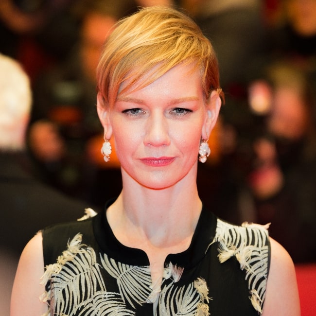 Sandra Hüller as seen on the red carpet of the Berlinale 2017 opening film