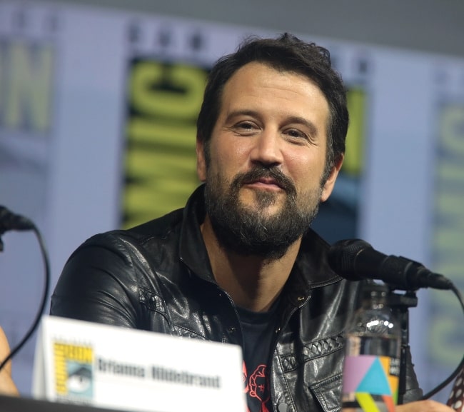 Stefan Kapičić as seen while speaking at the 2018 San Diego Comic Con International, for 'Deadpool 2', at the San Diego Convention Center in San Diego, California