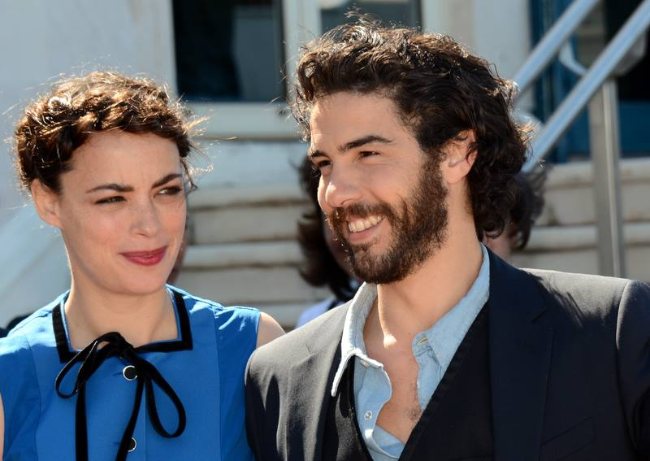 Tahar Rahim as seen with Berenice Bejo at the Cannes Film Festival in 2013