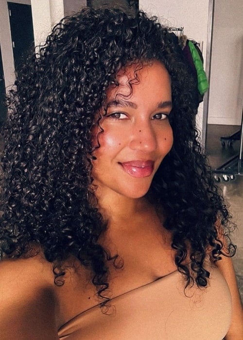 Alana Monteiro as seen in a selfie that was taken in January 2024