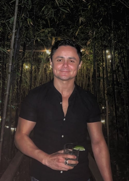 Arturo Castro as seen while smiling for a picture at The Ranch House in Ojai, California in November 2022