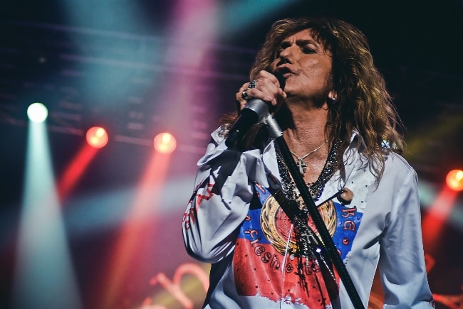 David Coverdale as seen while performing with Whitesnake at Saint-Petersburg, Russia in 2019