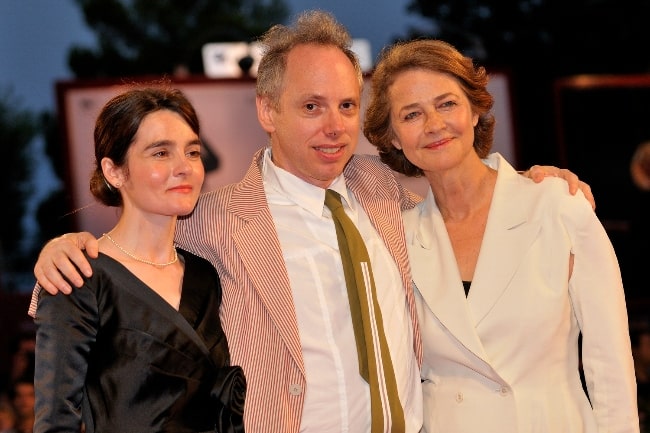 From Left to Right - Shirley Henderson, Todd Solondz, and Charlotte Rampling as seen while posing for a picture at the Venice Film Festival in 2009
