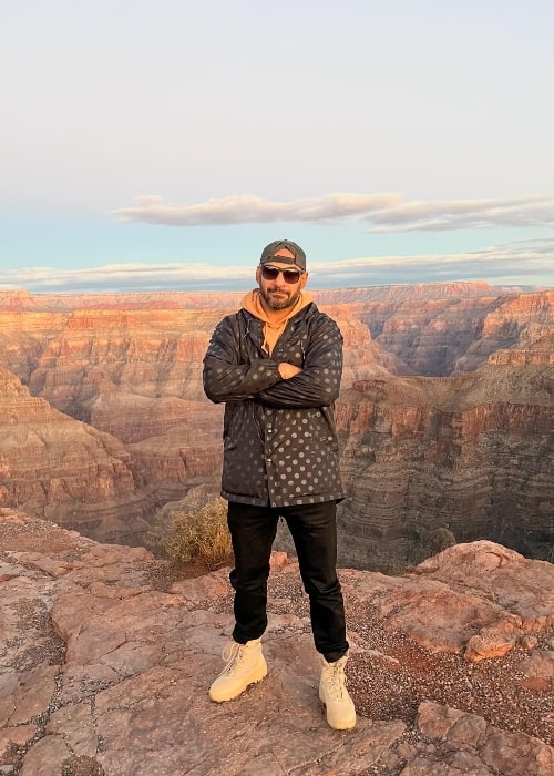 Jay Hieron as seen while posing for a picture at the Grand Canyon National Park in November 2023