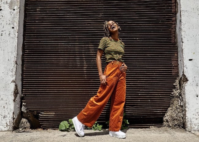 Koffee as seen while posing for a picture in Kingston, Jamaica in December 2018