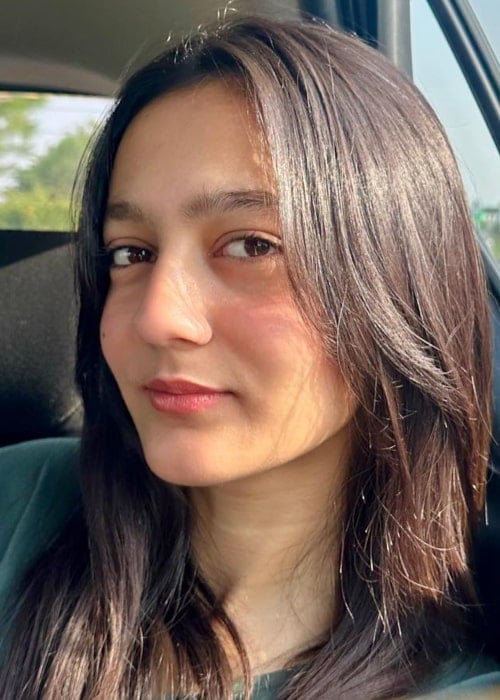 Rabia Faisal as seen in a selfie that was taken in August 2023