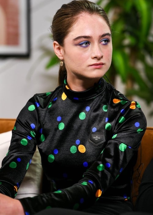 Raffey Cassidy as seen in a picture that was taken in October 2019