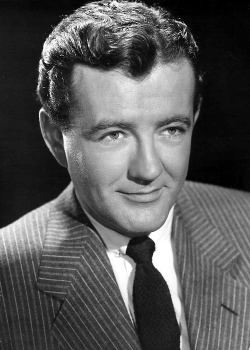 Robert Walker as seen while smiling in a press photo from the 1951 film 'Strangers on a Train'