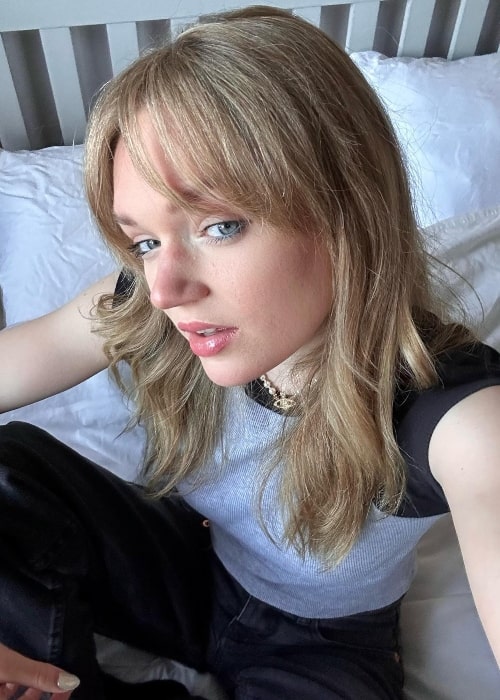 Sapphire as seen in a selfie that was taken in June 2023