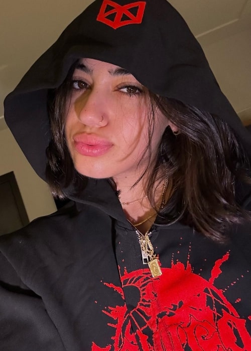 Sara Saffari as seen in a selfie that was taken in December 2023