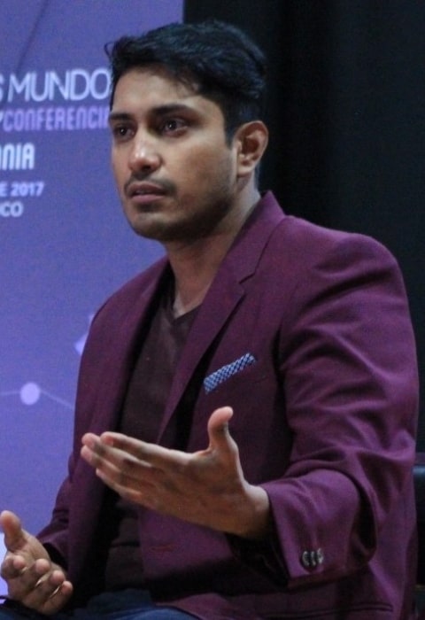 Tenoch Huerta as seen during an event in 2019