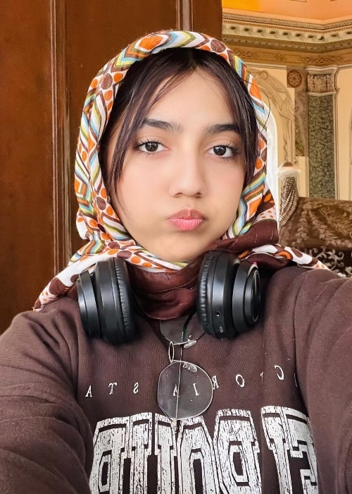Zainab Faisal as seen in a selfie that was taken in January 2024, in Bursa, Turkey