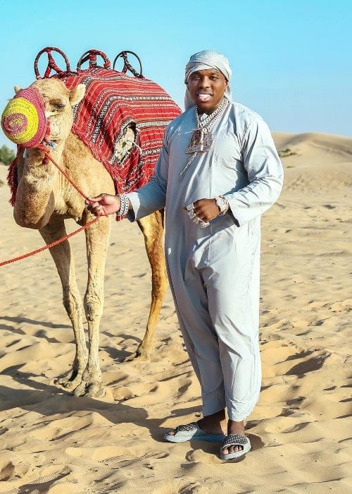 Bandman Kevo as seen in a picture that was taken during his visit to Dubai, United Arab Emirates in January 2024