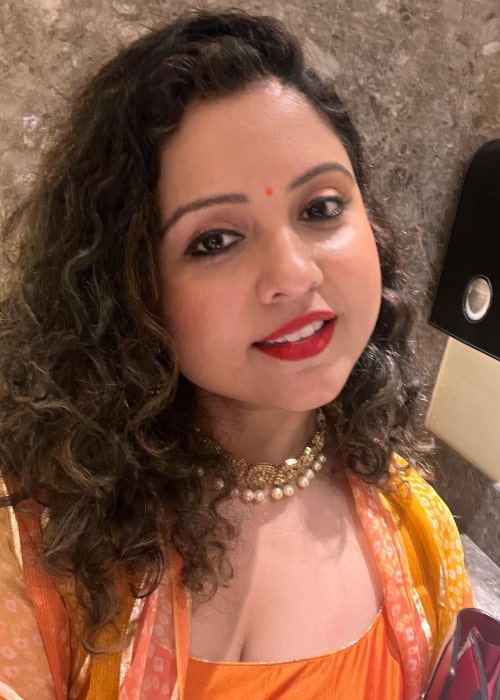 Prithi Narayanan as seen in a selfie that was taken in September 2023