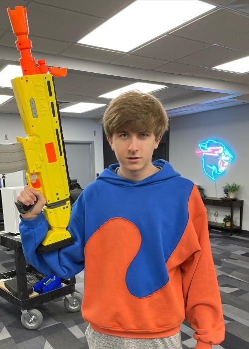 Purpled as seen in a picture taken at the MrBeast headquarters in January 2023