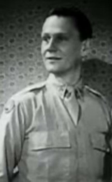 Wendell Corey as seen in a cropped screenshot from the film 'The Search'