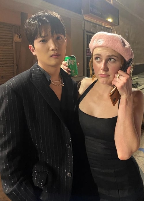 Choi Min-young with Jocelyn Shelfo as seen in May 2023