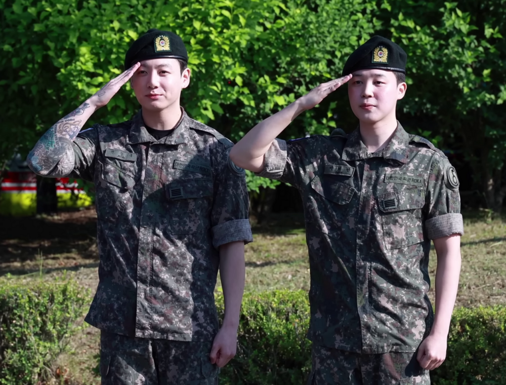 Jungkook - BTS Jung Kook and Jimin military discharge, 11 June 2025