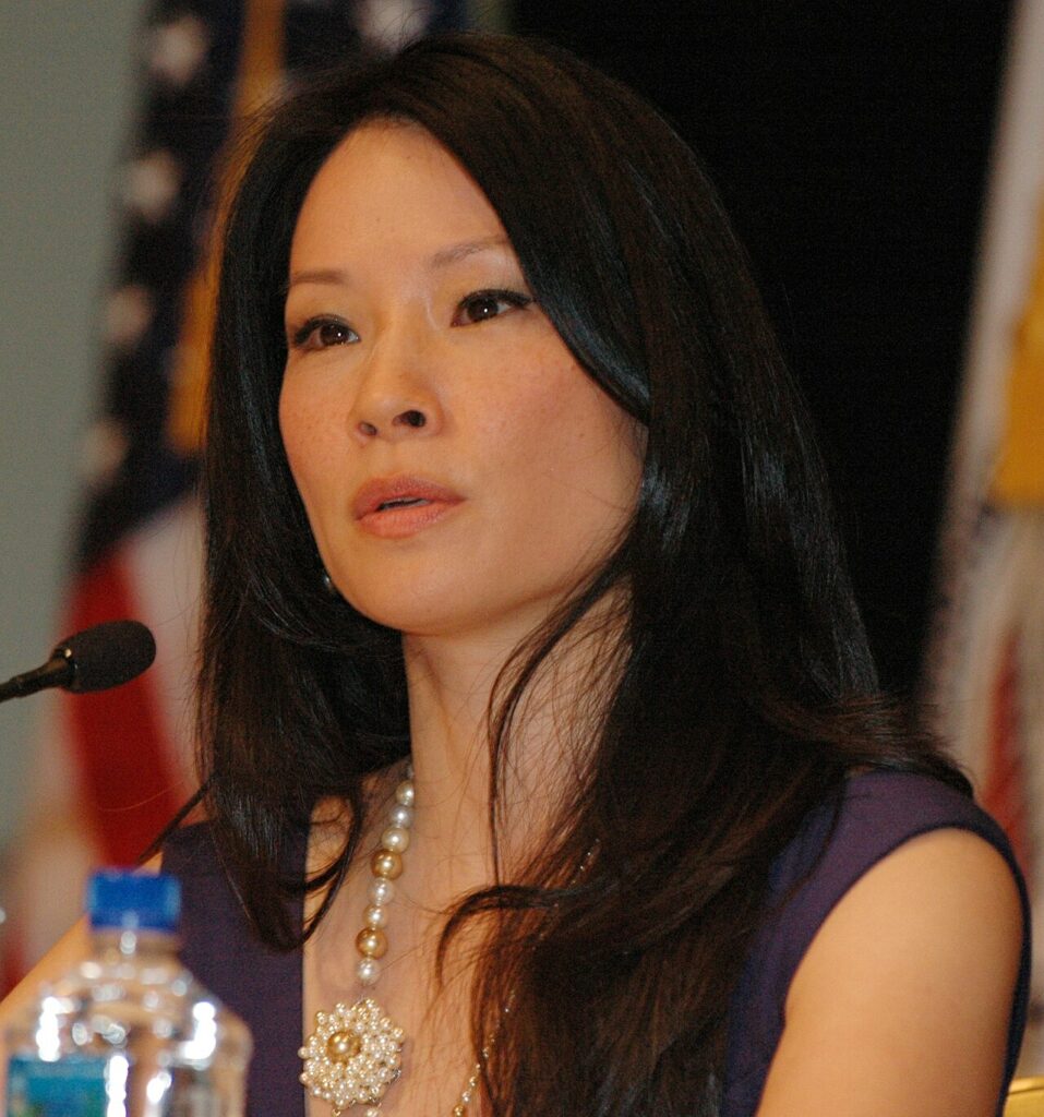 Lucy Liu @ USAID Human Trafficking Symposium 01