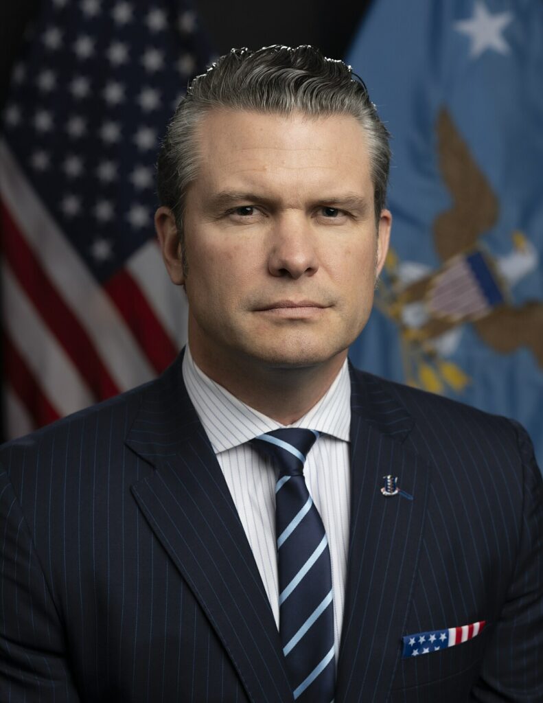 Pete Hegseth Official Portrait